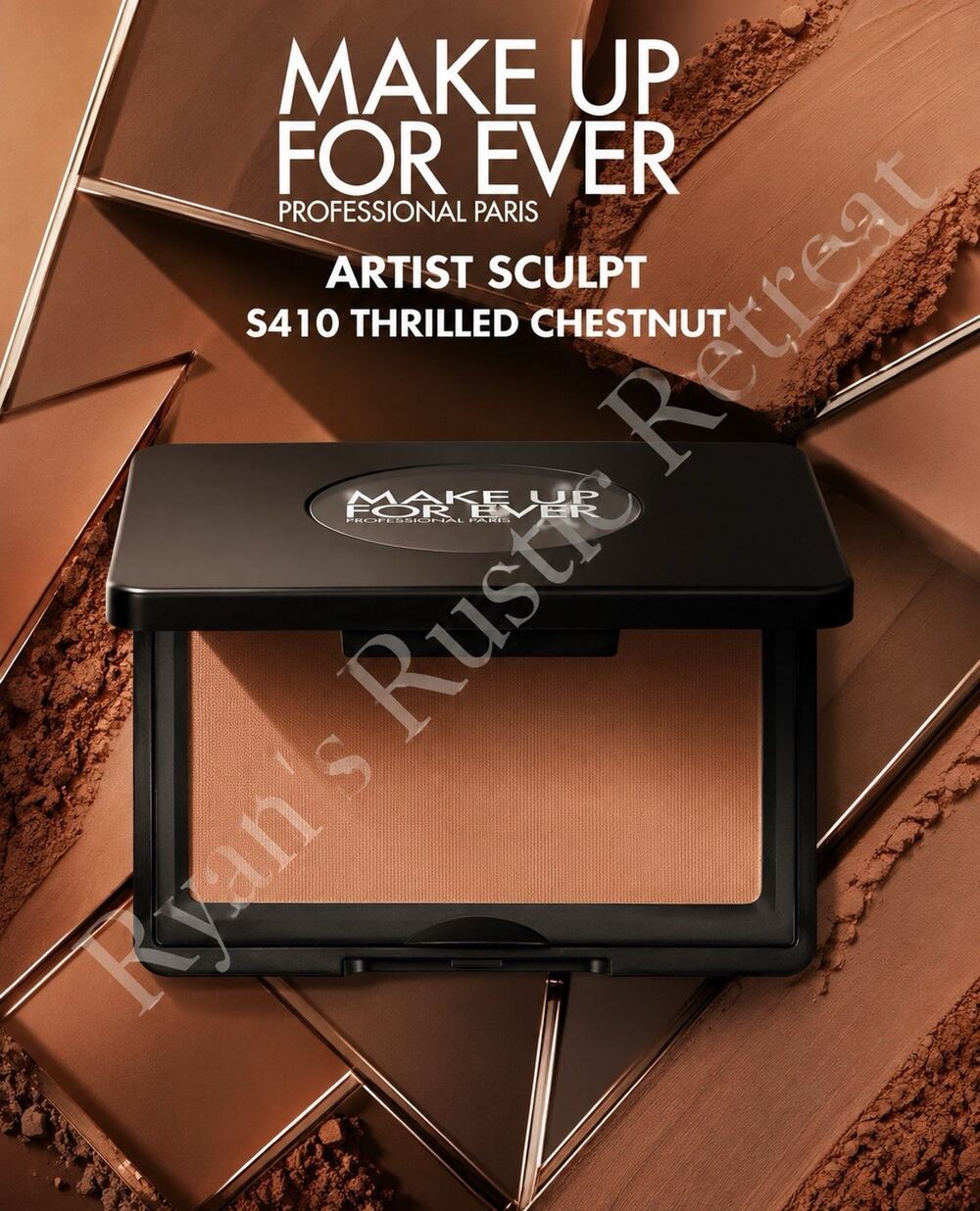 MAKE UP FOR EVER - Artist Sculpt - Model: S410 Shade: Thrilled Chestnut- 0.14 oz